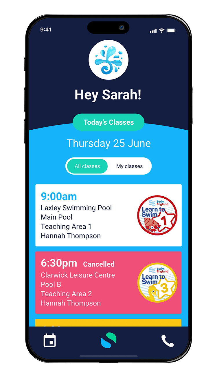 Soakly for Teachers mobile phone app for registers and skills tracking