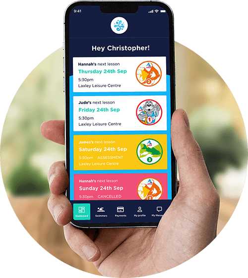 Soakly for Customers lets people know how swimmers are progressing